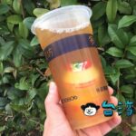 【多多茶坊】台中、一中街商圏のおもしろドリンク! 緑茶の中に入ってるものは?