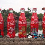 台湾コカ・コーラ限定、50周年を記念した5種類のデザインガラスボトル