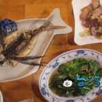 【啦外小吃】花蓮の東大門夜市で原住民料理! トビウオの塩焼きを食べたよ