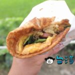 【超三代蔥油餅】勤美誠品綠園道近くの行列ができる人気蔥油餅屋台