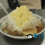 【謝家八寶冰】石精臼點心城のかき氷屋さんで食べたプリン入りの八寶冰