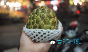 【天線寶寶釋迦名產】台東観光夜市で釋迦頭(バンレイシ)を食べてみたよ