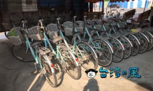 池上駅近くのレンタサイクル「環鎮自行車出租」で自転車を借りてみました