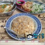 【阿蘭大鼎魩仔魚炒飯】大稻埕慈聖宮美食街で食べたシラス炒飯